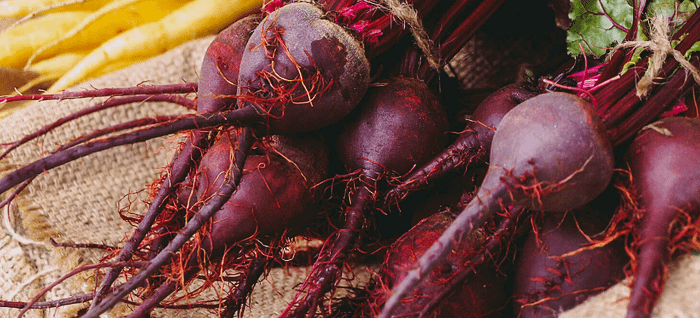 A bundle of vibrant beets that regulates digestion and improves gut health