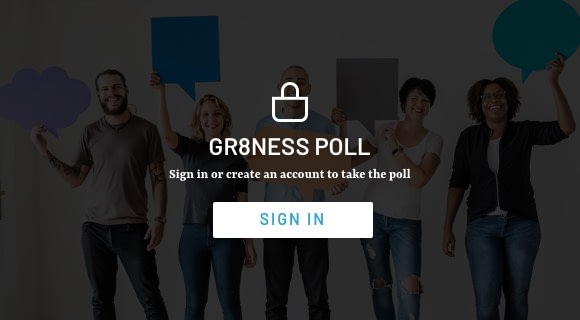 login to take our user poll