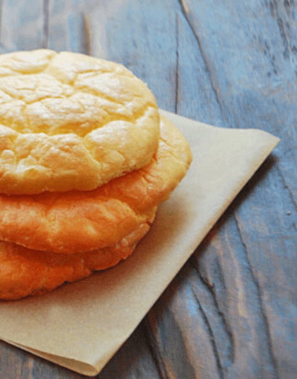 gluten-free Oopsie Rolls made from keto bread