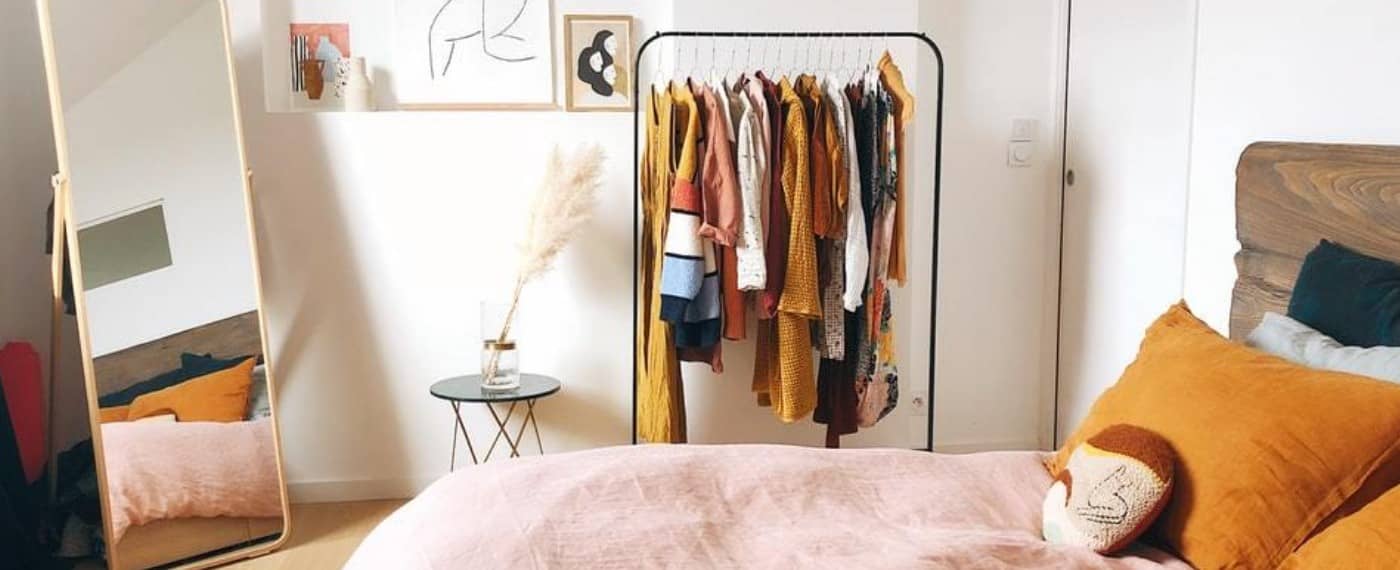 a cluttered room in need of organizing as a fun way to destress