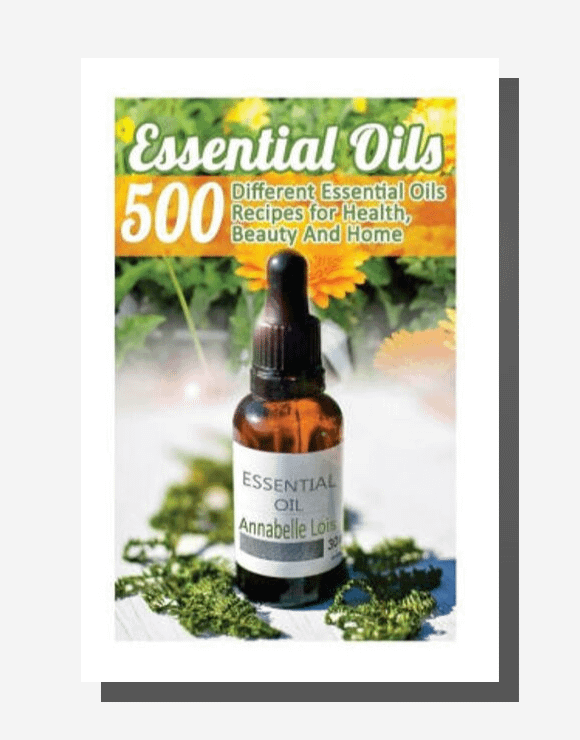 A book on 500 different essential oils for men's health