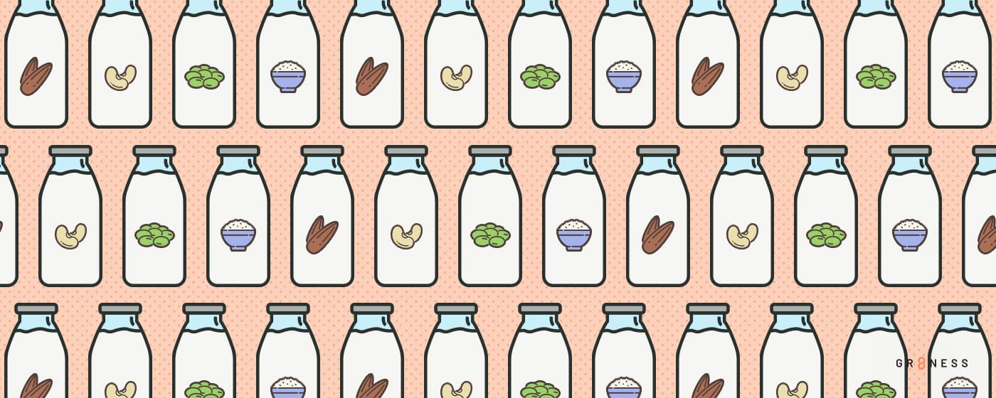 Various milk alternatives