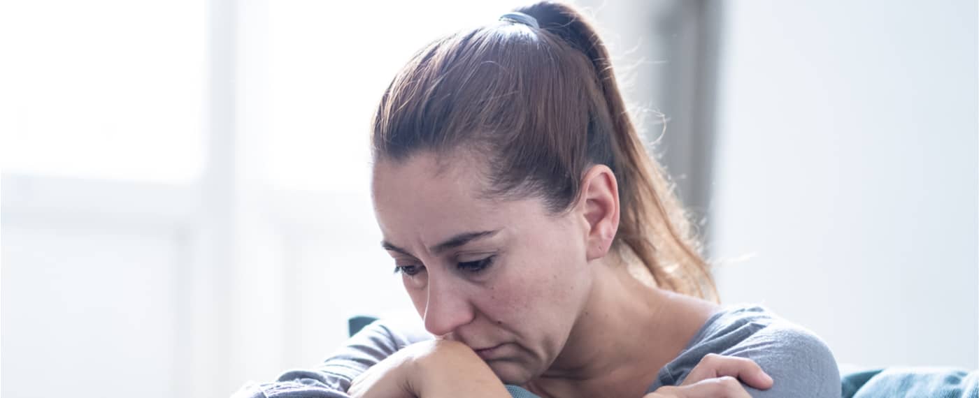 A woman struggles to snap out of her depression