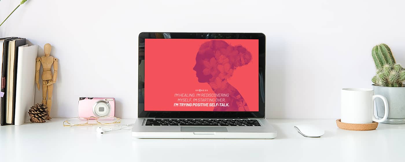 A collection of desktop wallpapers for self-care