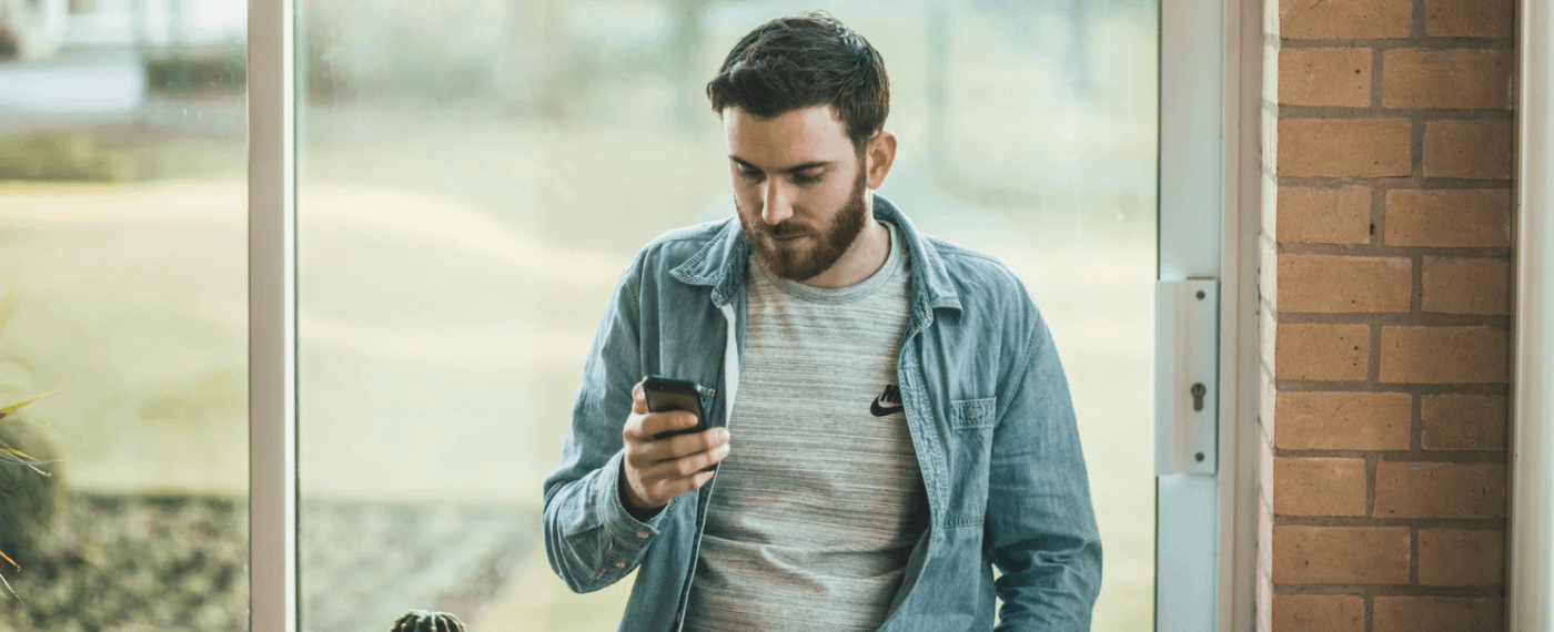 A young man ponders if he's really addicted to social media