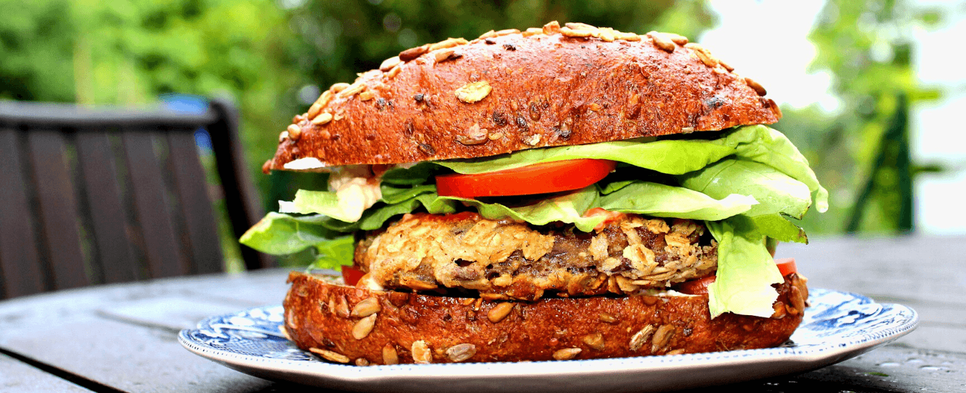 vegan black bean burger