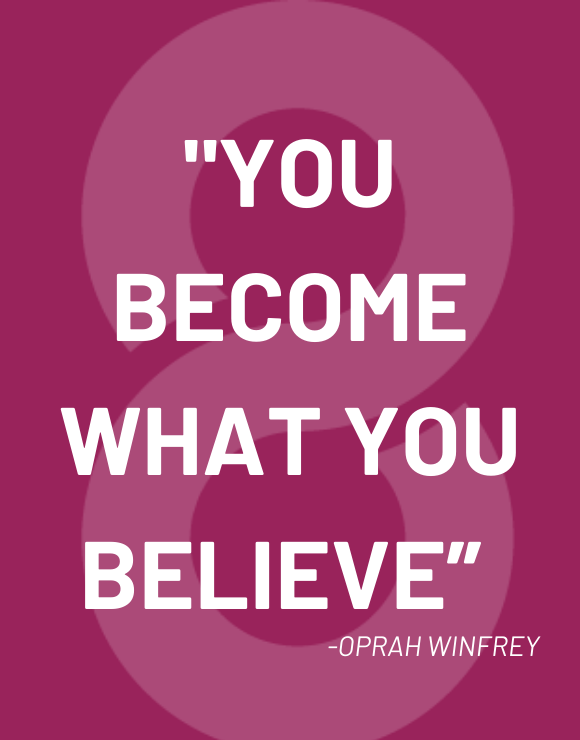 Inspirational quote by Oprah Winfrey about personal growth