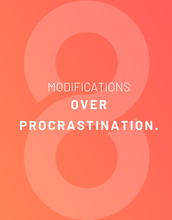 motivational quote for getting over procrastination